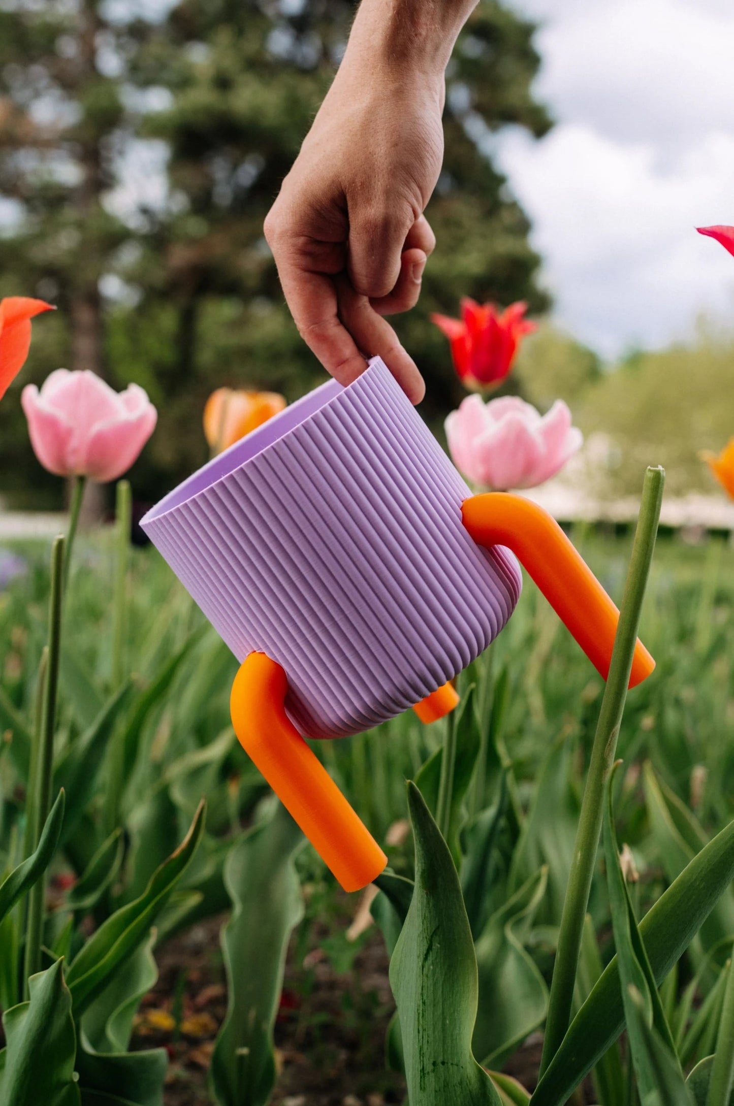 Cute flower pot - scalloped