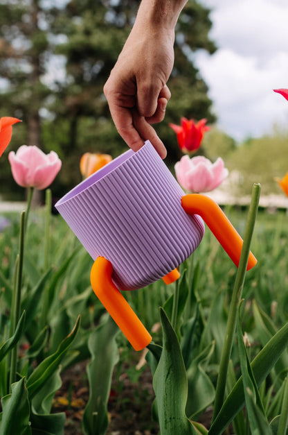 Cute flower pot - scalloped